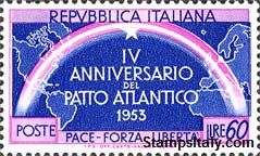 Italy Stamp Scott nr 638 - Francobolli Sassone nº 724 - Click Image to Close