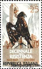 Italy Stamp Scott nr 653 - Francobolli Sassone nº 739 - Click Image to Close