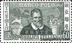 Italy Stamp Scott nr 656 - Francobolli Sassone nº 742 - Click Image to Close