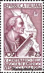 Italy Stamp Scott nr 665 - Francobolli Sassone nº 749 - Click Image to Close