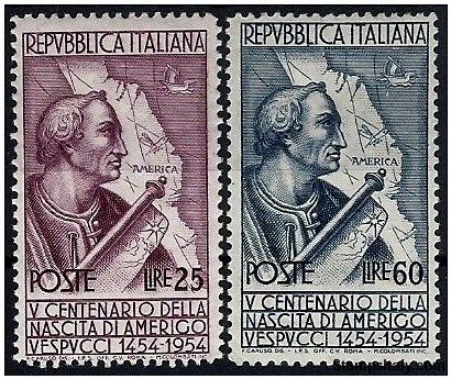 Italy Stamp Scott nr 665/666 - Francobolli Sassone nº 749/750 - Click Image to Close