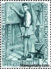 Italy Stamp Scott nr 697 - Francobolli Sassone nº 784 - Click Image to Close