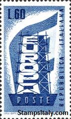 Italy Stamp Scott nr 716 - Francobolli Sassone nº 804 - Click Image to Close