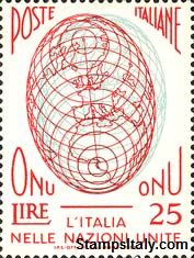 Italy Stamp Scott nr 718 - Francobolli Sassone nº 806 - Click Image to Close