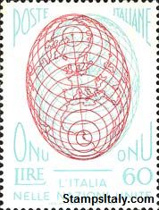 Italy Stamp Scott nr 719 - Francobolli Sassone nº 807 - Click Image to Close