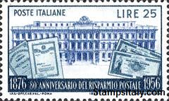 Italy Stamp Scott nr 720 - Francobolli Sassone nº 808 - Click Image to Close