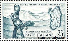Italy Stamp Scott nr 738 - Francobolli Sassone nº 826 - Click Image to Close