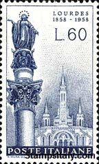 Italy Stamp Scott nr 740 - Francobolli Sassone nº 828 - Click Image to Close