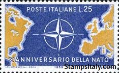 Italy Stamp Scott nr 766 - Francobolli Sassone nº 854 - Click Image to Close