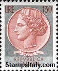 Italy Stamp Scott nr 787A - Francobolli Sassone nº 1018 - Click Image to Close