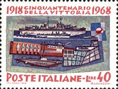 Italy Stamp Scott nr 992 - Francobolli Sassone nº 1099 - Click Image to Close