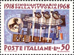 Italy Stamp Scott nr 993 - Francobolli Sassone nº 1100 - Click Image to Close