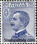 Italy Stamp Scott nr 100 - Francobolli Sassone nº 83 - Click Image to Close