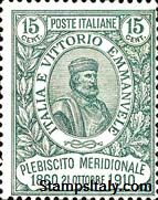 Italy Stamp Scott nr 118 - Francobolli Sassone nº 90 - Click Image to Close