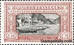 Italy Stamp Scott nr 165 - Francobolli Sassone nº 151 - Click Image to Close