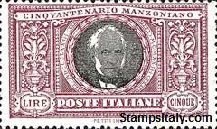 Italy Stamp Scott nr 170 - Francobolli Sassone nº 156 - Click Image to Close