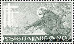 Italy Stamp Scott nr 178 - Francobolli Sassone nº 192 - Click Image to Close
