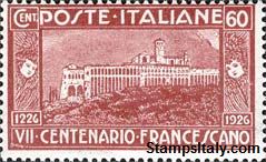 Italy Stamp Scott nr 180 - Francobolli Sassone nº 194 - Click Image to Close