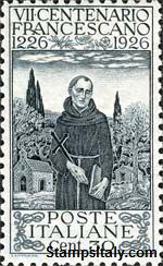 Italy Stamp Scott nr 181 - Francobolli Sassone nº 195 - Click Image to Close