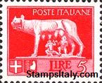 Italy Stamp Scott nr 227 - Francobolli Sassone nº 257 - Click Image to Close
