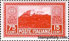 Italy Stamp Scott nr 235 - Francobolli Sassone nº 265 - Click Image to Close