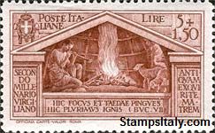 Italy Stamp Scott nr 255 - Francobolli Sassone nº 289 - Click Image to Close