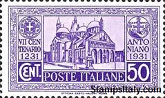 Italy Stamp Scott nr 261 - Francobolli Sassone nº 295 - Click Image to Close