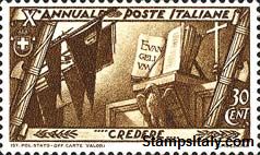 Italy Stamp Scott nr 295 - Francobolli Sassone nº 330 - Click Image to Close