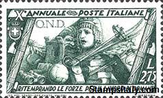 Italy Stamp Scott nr 304 - Francobolli Sassone nº 339 - Click Image to Close