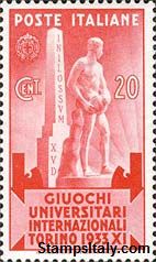 Italy Stamp Scott nr 307 - Francobolli Sassone nº 342 - Click Image to Close