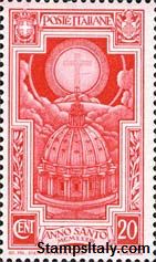 Italy Stamp Scott nr 310 - Francobolli Sassone nº 345 - Click Image to Close