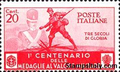 Italy Stamp Scott nr 333 - Francobolli Sassone nº 368 - Click Image to Close