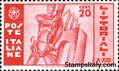 Italy Stamp Scott nr 342 - Francobolli Sassone nº 377 - Click Image to Close