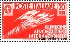 Italy Stamp Scott nr 345 - Francobolli Sassone nº 384 - Click Image to Close