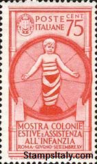 Italy Stamp Scott nr 372 - Francobolli Sassone nº 411 - Click Image to Close