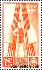 Italy Stamp Scott nr 374 - Francobolli Sassone nº 413 - Click Image to Close