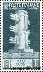Italy Stamp Scott nr 377 - Francobolli Sassone nº 416 - Click Image to Close