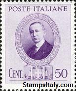 Italy Stamp Scott nr 398 - Francobolli Sassone nº 437 - Click Image to Close