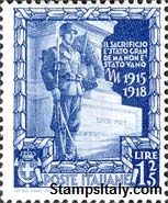 Italy Stamp Scott nr 406 - Francobolli Sassone nº 445 - Click Image to Close