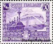 Italy Stamp Scott nr 411 - Francobolli Sassone nº 450 - Click Image to Close