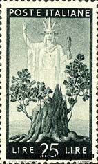 Italy Stamp Scott nr 475 - Francobolli Sassone nº 562 - Click Image to Close