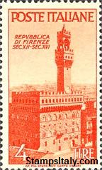 Italy Stamp Scott nr 481 - Francobolli Sassone nº 569 - Click Image to Close