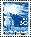 Italy Stamp Scott nr 488 - Francobolli Sassone nº 563 - Click Image to Close