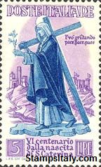 Italy Stamp Scott nr 490 - Francobolli Sassone nº 575 - Click Image to Close