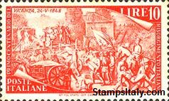 Italy Stamp Scott nr 500 - Francobolli Sassone nº 585 - Click Image to Close