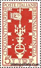 Italy Stamp Scott nr 510 - Francobolli Sassone nº 594 - Click Image to Close