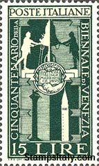 Italy Stamp Scott nr 511 - Francobolli Sassone nº 595 - Click Image to Close