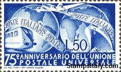 Italy Stamp Scott nr 514 - Francobolli Sassone nº 599 - Click Image to Close