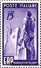 Italy Stamp Scott nr 516 - Francobolli Sassone nº 602 - Click Image to Close