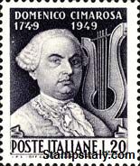 Italy Stamp Scott nr 530 - Francobolli Sassone nº 615 - Click Image to Close